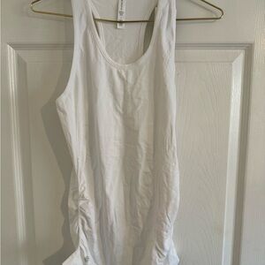 Athleta white speed light seamless tank NWT Small